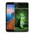 Дизайнерский силиконовый чехол для Xiaomi RedMi 7A Heineken