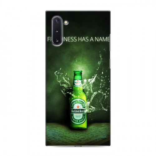 Дизайнерский пластиковый чехол для Samsung Galaxy Note 10 Heineken