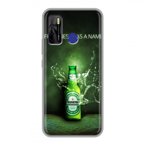 Дизайнерский силиконовый чехол для Tecno Camon 15 Heineken