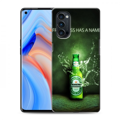 Дизайнерский пластиковый чехол для OPPO Reno4 Pro Heineken