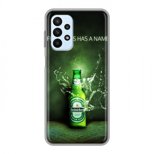 Дизайнерский силиконовый чехол для Samsung Galaxy A23 Heineken