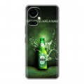 Дизайнерский силиконовый чехол для Tecno Camon 19 Heineken