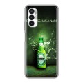 Дизайнерский силиконовый с усиленными углами чехол для Tecno Pova 3 Heineken