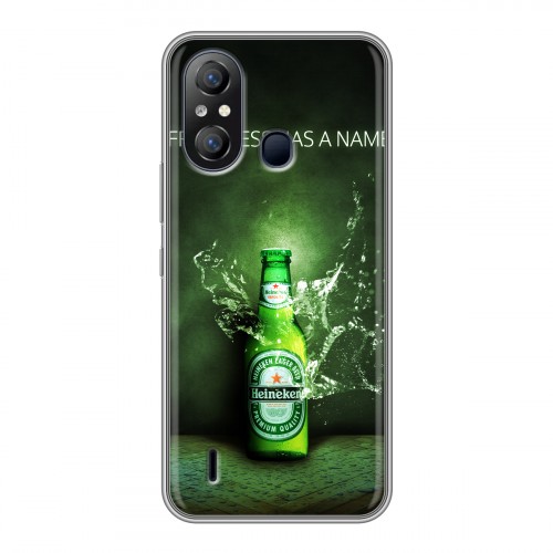 Дизайнерский силиконовый чехол для Itel A49 Heineken