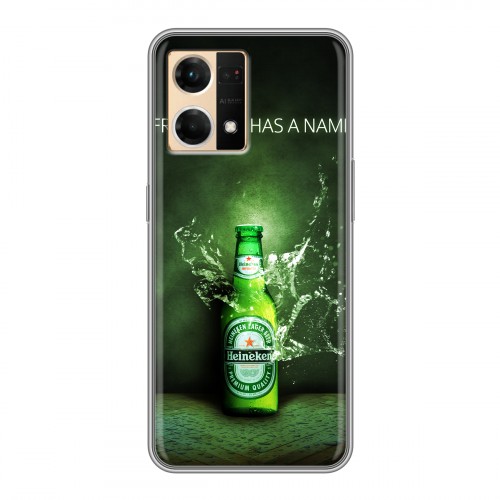 Дизайнерский силиконовый чехол для OPPO Reno7 Heineken