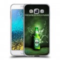 Дизайнерский пластиковый чехол для Samsung Galaxy E5 Heineken