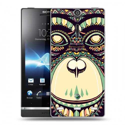 Дизайнерский пластиковый чехол для Sony Xperia S Животные ацтеков