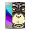 Дизайнерский силиконовый с усиленными углами чехол для Samsung Galaxy J2 Prime Животные ацтеков