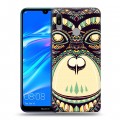 Дизайнерский пластиковый чехол для Huawei Y6 (2019) Животные ацтеков