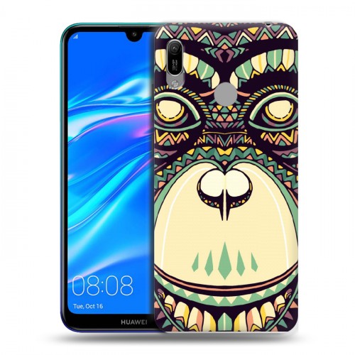 Дизайнерский пластиковый чехол для Huawei Y6 (2019) Животные ацтеков