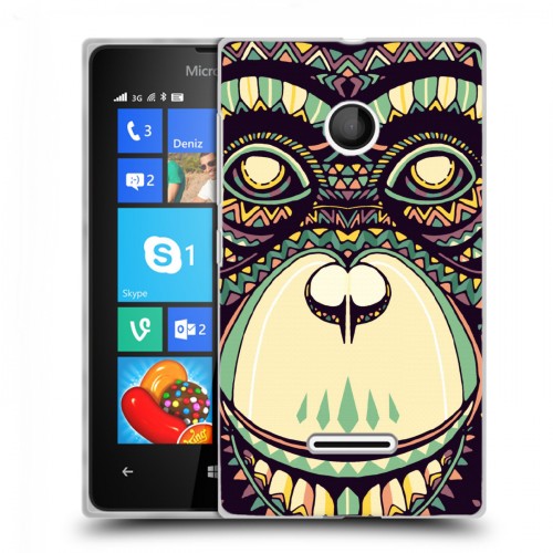 Дизайнерский пластиковый чехол для Microsoft Lumia 435 Животные ацтеков