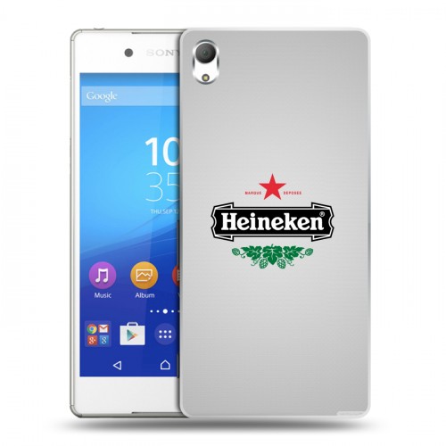 Дизайнерский пластиковый чехол для Sony Xperia Z3+ Heineken