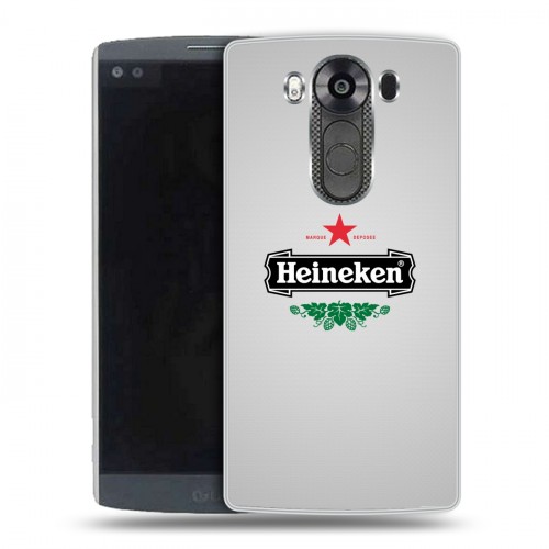 Дизайнерский пластиковый чехол для LG V10 Heineken