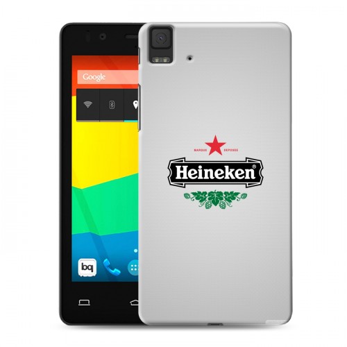 Дизайнерский силиконовый чехол для BQ Aquaris E4.5 Heineken