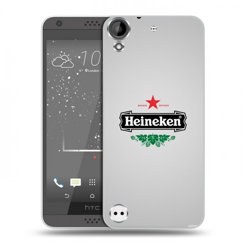 Дизайнерский пластиковый чехол для HTC Desire 530 Heineken