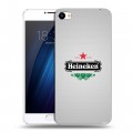 Дизайнерский пластиковый чехол для Meizu U20 Heineken