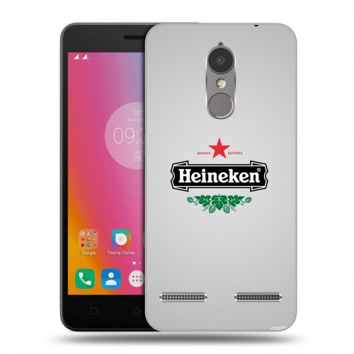 Дизайнерский силиконовый чехол для Lenovo K6 Heineken