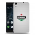 Дизайнерский пластиковый чехол для Huawei Y6II Heineken