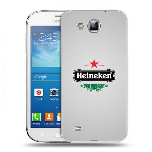 Дизайнерский пластиковый чехол для Samsung Galaxy Premier Heineken