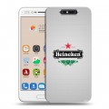 Дизайнерский пластиковый чехол для ZTE Blade V8 Heineken