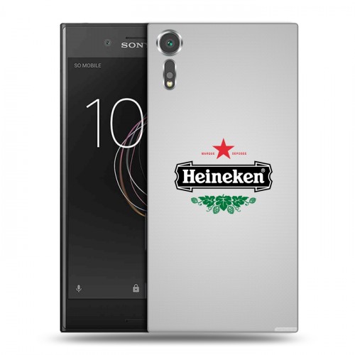 Дизайнерский пластиковый чехол для Sony Xperia XZs Heineken