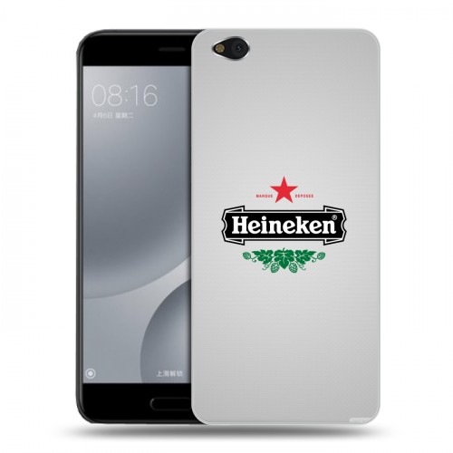 Дизайнерский пластиковый чехол для Xiaomi Mi5C Heineken