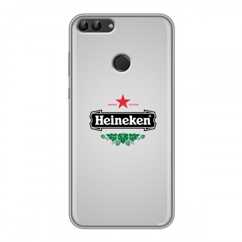 Дизайнерский силиконовый чехол для Huawei P Smart Heineken