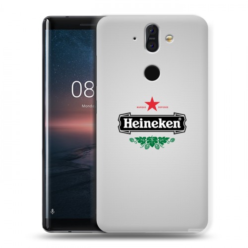 Дизайнерский пластиковый чехол для Nokia 8 Sirocco Heineken