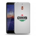 Дизайнерский силиконовый чехол для Nokia 2.1 Heineken