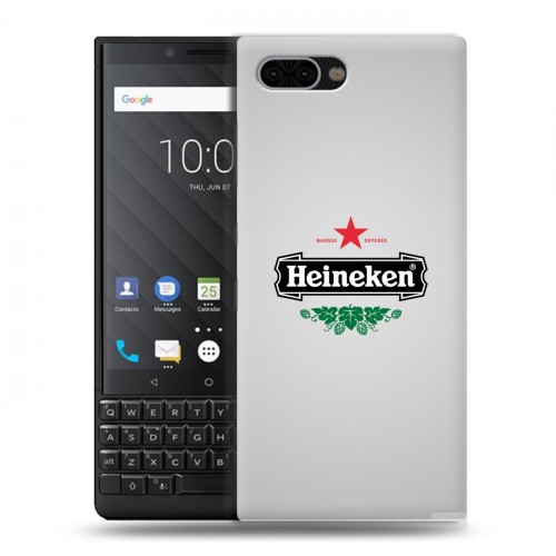 Дизайнерский пластиковый чехол для BlackBerry KEY2 Heineken