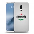 Дизайнерский пластиковый чехол для Meizu 16th Plus Heineken