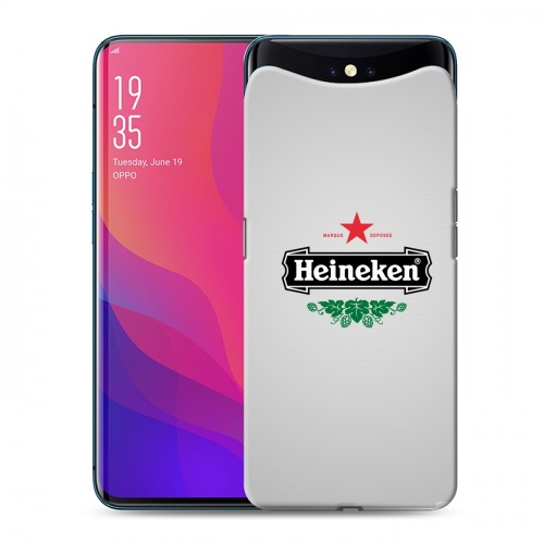 Дизайнерский силиконовый чехол для OPPO Find X Heineken