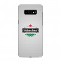 Дизайнерский пластиковый чехол для Samsung Galaxy S10 Plus Heineken