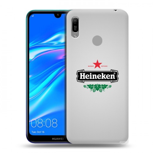 Дизайнерский пластиковый чехол для Huawei Y6 (2019) Heineken