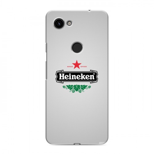 Дизайнерский пластиковый чехол для Google Pixel 3a Heineken