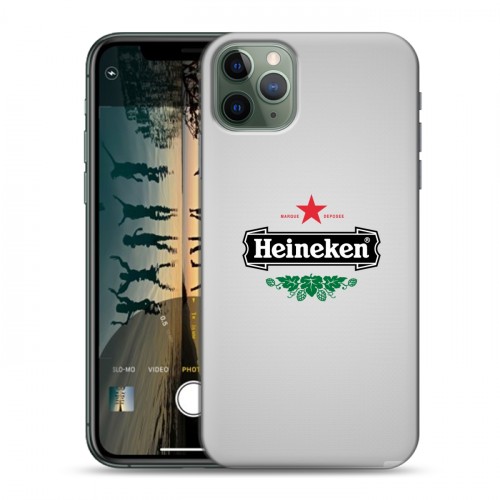 Дизайнерский пластиковый чехол для Iphone 11 Pro Heineken