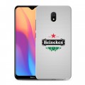 Дизайнерский силиконовый с усиленными углами чехол для Xiaomi RedMi 8A Heineken