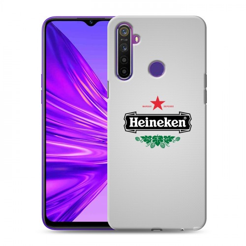 Дизайнерский силиконовый чехол для Realme 5 Heineken