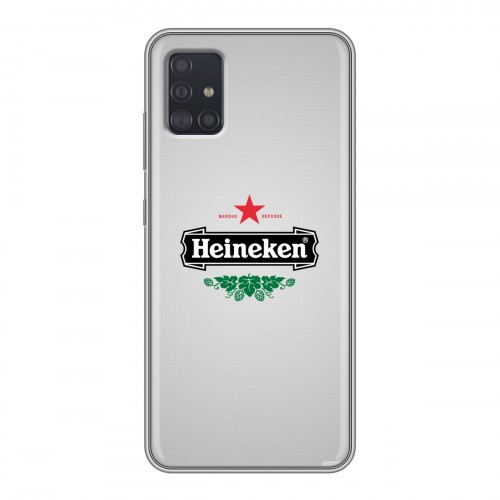 Дизайнерский силиконовый чехол для Samsung Galaxy A51 Heineken