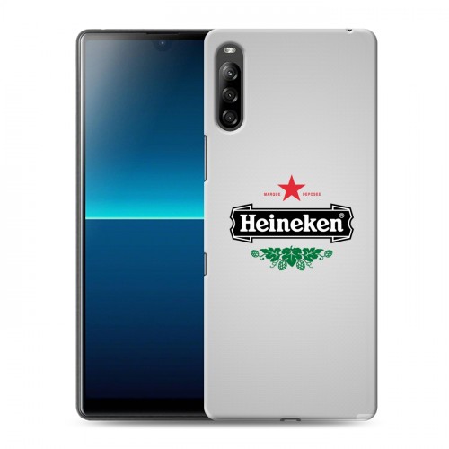 Дизайнерский силиконовый с усиленными углами чехол для Sony Xperia L4 Heineken