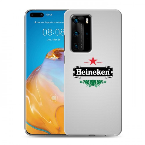 Дизайнерский пластиковый чехол для Huawei P40 Pro Heineken