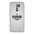 Дизайнерский силиконовый чехол для Xiaomi RedMi 9 Heineken