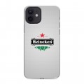 Дизайнерский силиконовый чехол для Iphone 12 Heineken