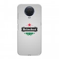 Дизайнерский пластиковый чехол для Nokia G20 Heineken