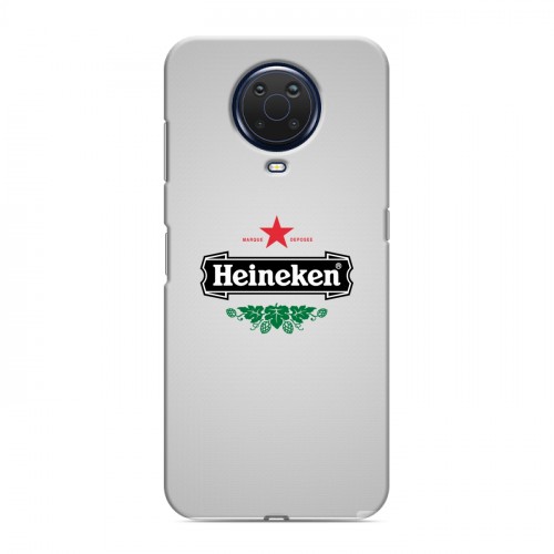 Дизайнерский пластиковый чехол для Nokia G20 Heineken