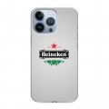 Дизайнерский силиконовый чехол для Iphone 13 Pro Heineken