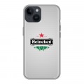 Дизайнерский пластиковый чехол для Iphone 14 Heineken