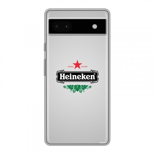 Дизайнерский силиконовый чехол для Google Pixel 6a Heineken