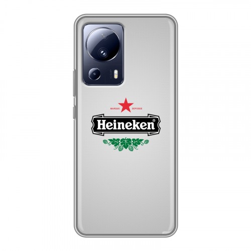 Дизайнерский силиконовый чехол для Xiaomi 13 Lite Heineken