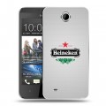 Дизайнерский пластиковый чехол для HTC Desire 300 Heineken